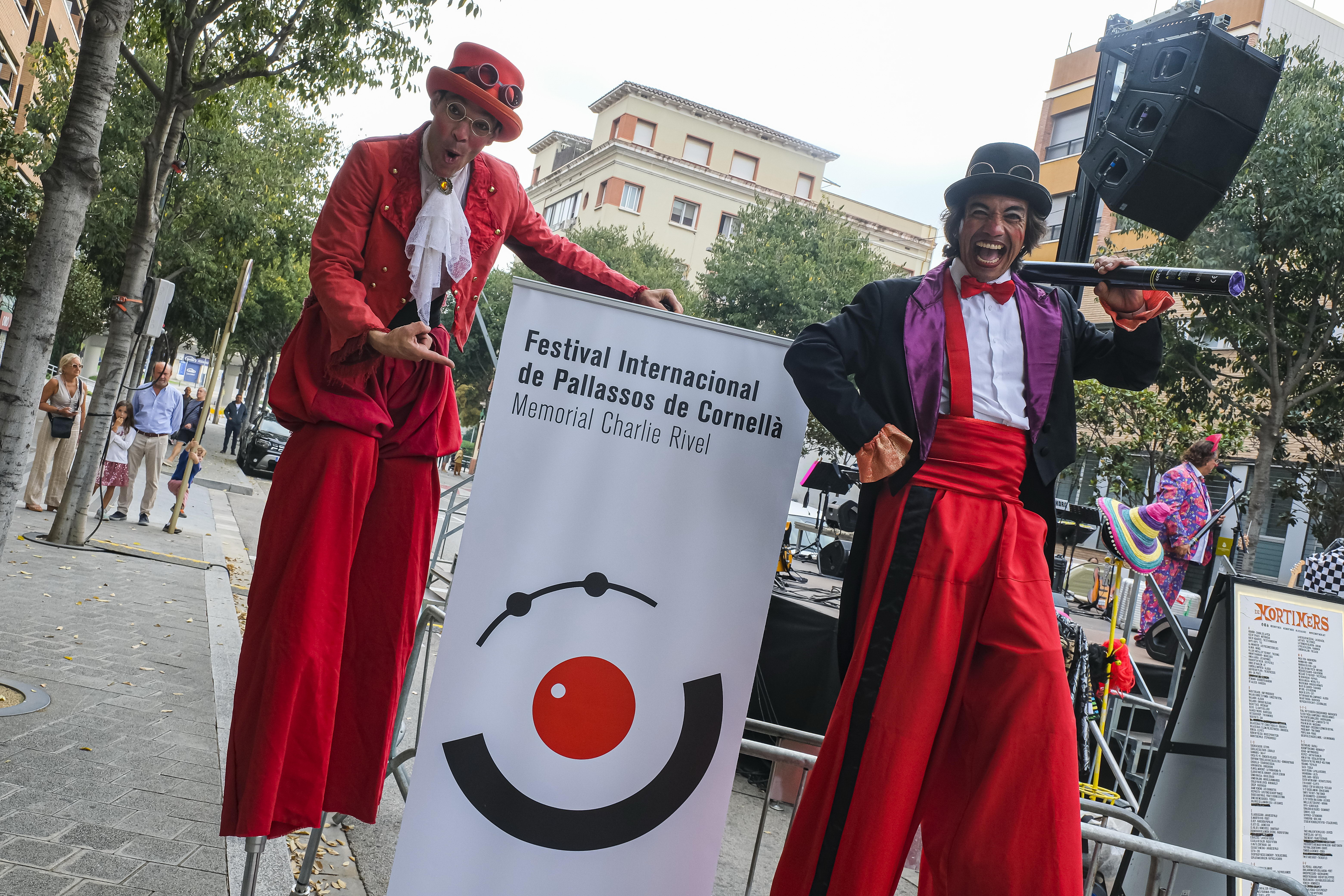Festa inaugural d'una edició anterior del Festival Internacional de Pallassos de Cornellà