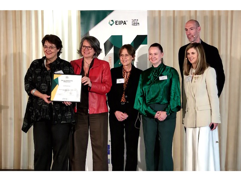 Lliurament del reconeixement dels European Public Sector Awards a la Finestreta Única Empresarial